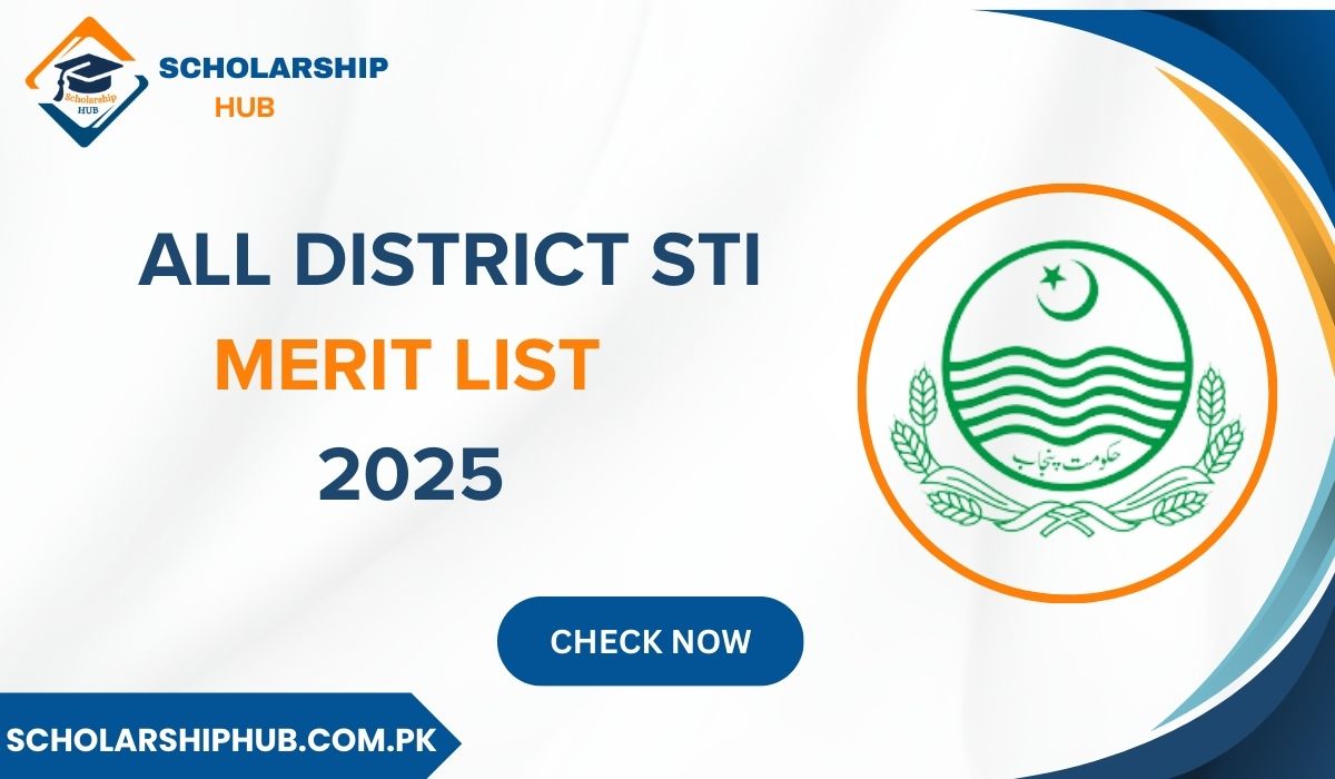 All District Sti Merit Lists 2025