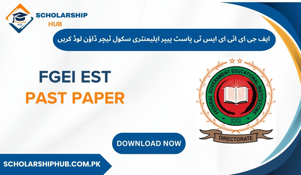 FGEI EST PAST PAPER 2025