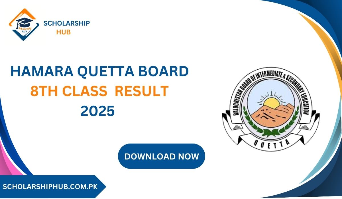 Hamara Quetta Board 8th Class Result 2025