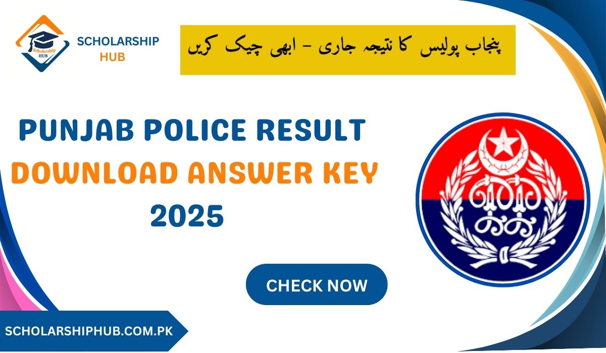 Punjab Police Result Download Answer Key 2025